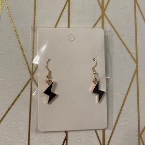 Lightening bolt earrings
